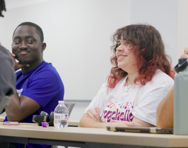 Gabby Campos in class